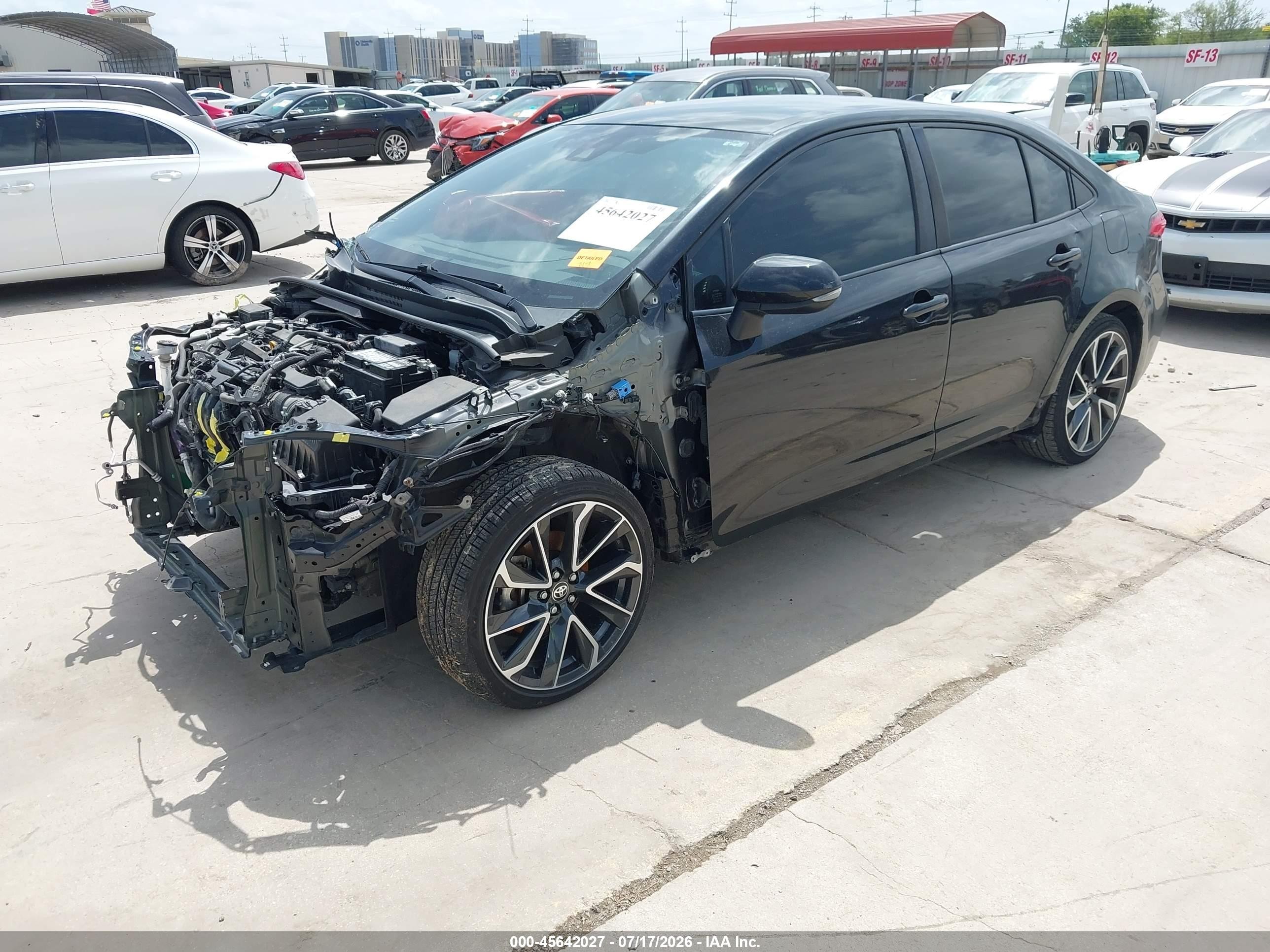 2022 Toyota Corolla Se Dark Blue vin: JTDS4MCE4NJ091299
