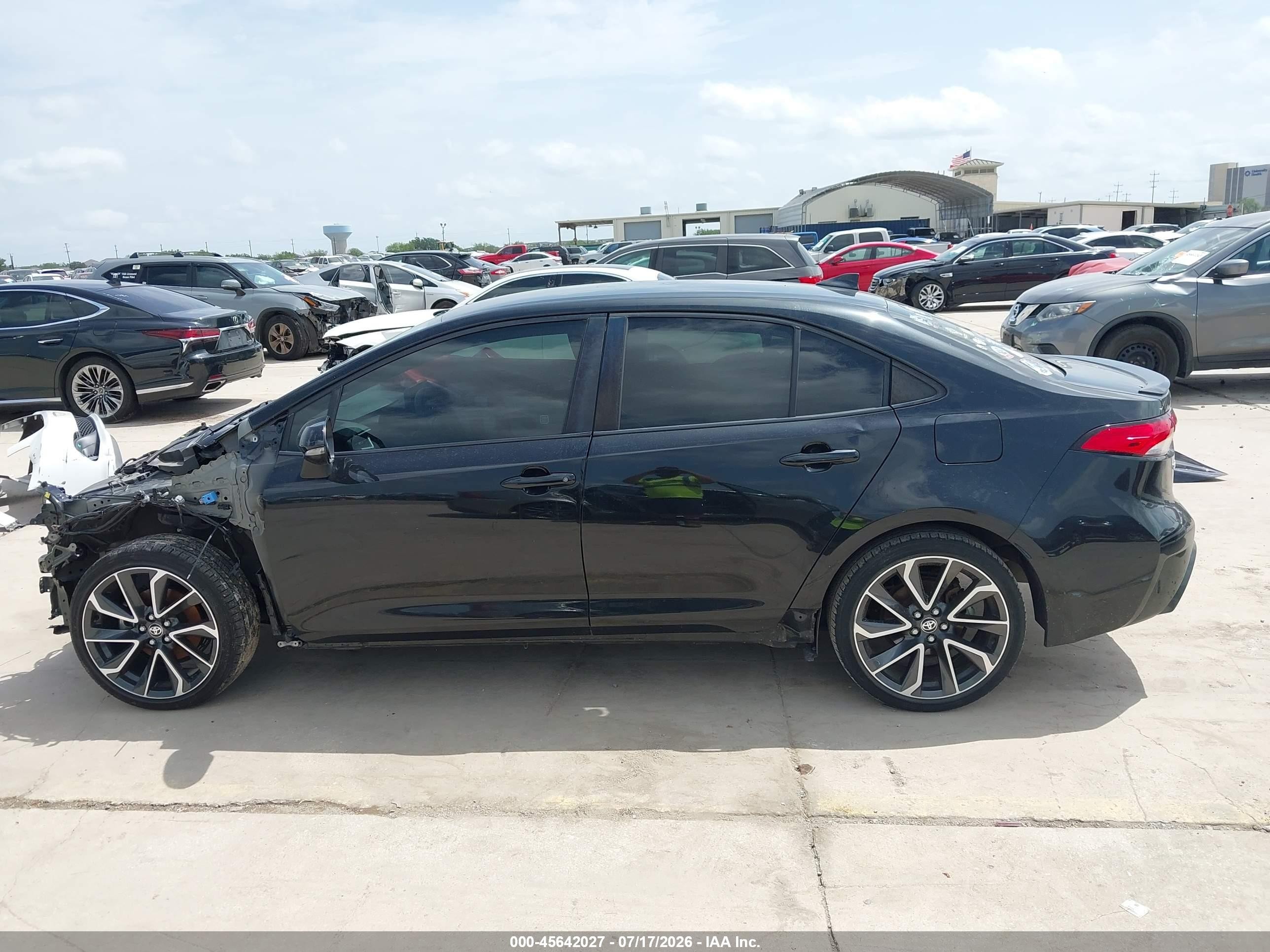 2022 Toyota Corolla Se Dark Blue vin: JTDS4MCE4NJ091299