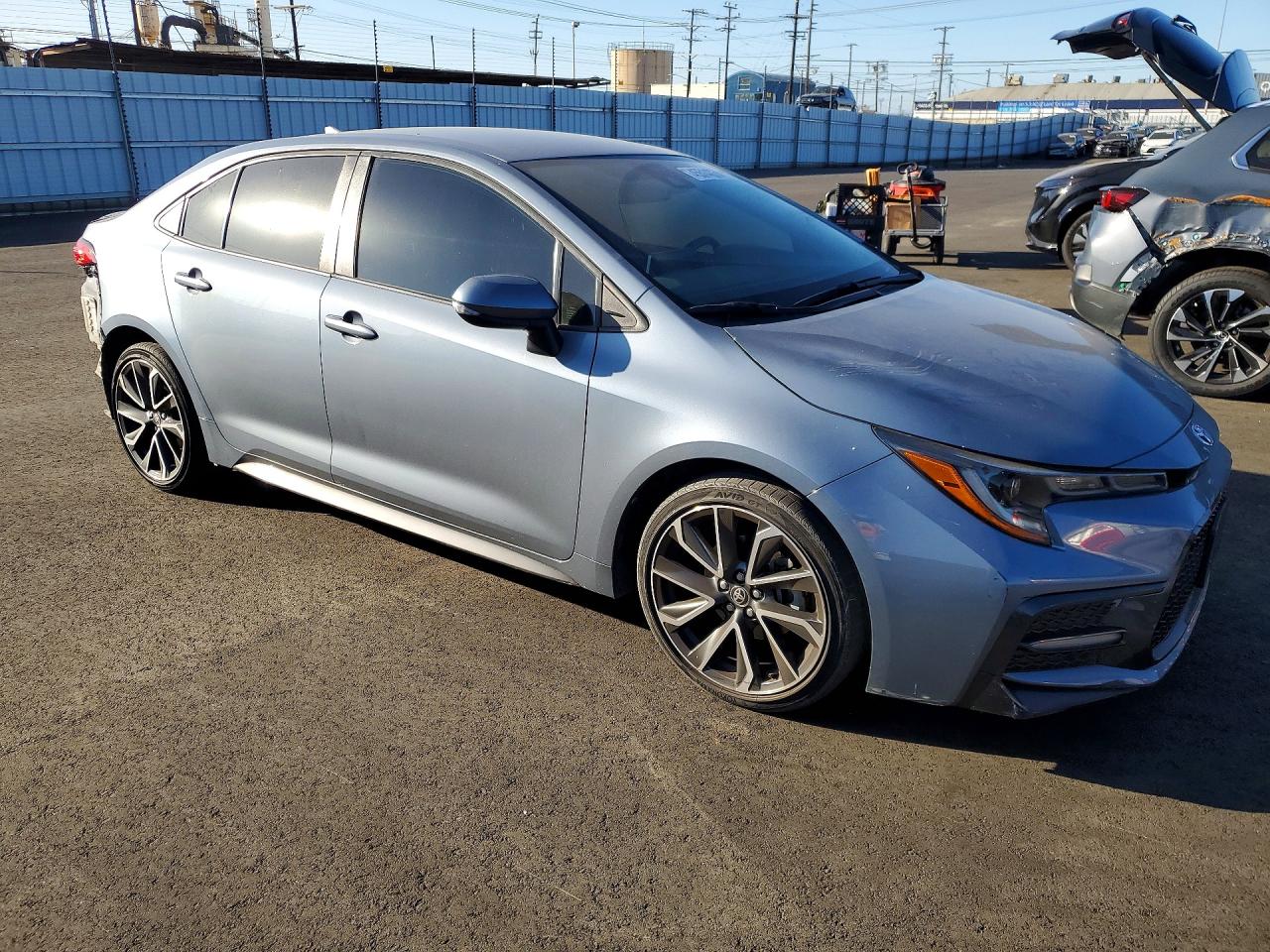 2021 Toyota Corolla Se Blue vin: JTDS4MCE5MJ073022