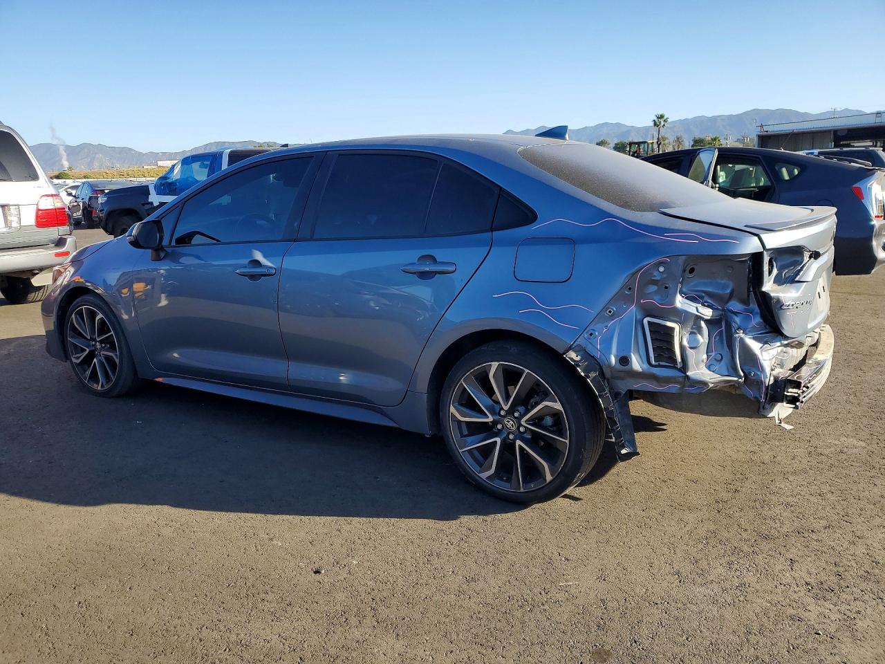2021 Toyota Corolla Se Blue vin: JTDS4MCE5MJ073022