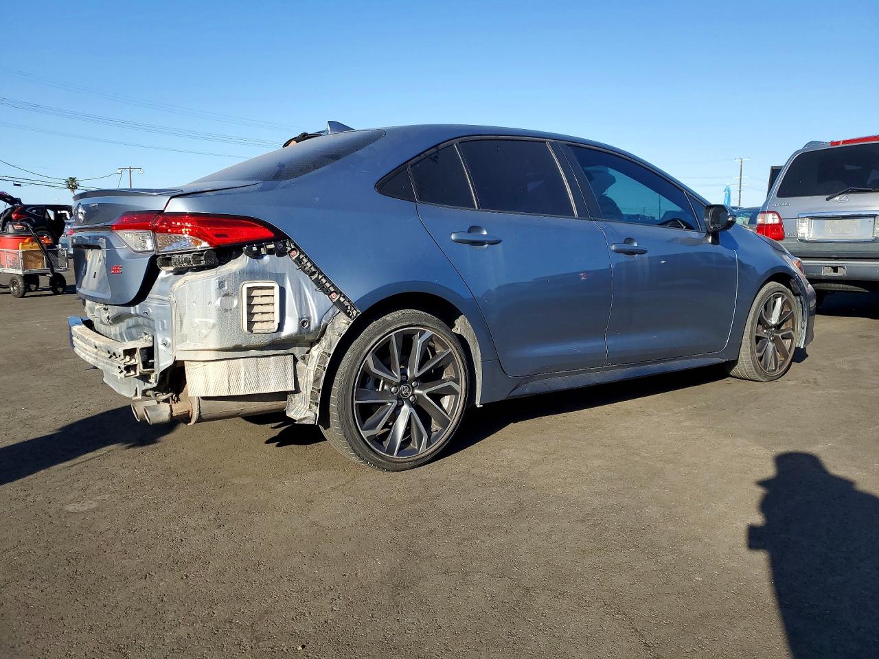 2021 Toyota Corolla Se Blue vin: JTDS4MCE5MJ073022