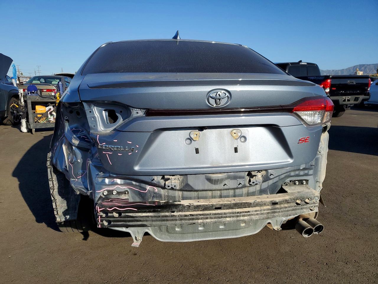 2021 Toyota Corolla Se Blue vin: JTDS4MCE5MJ073022