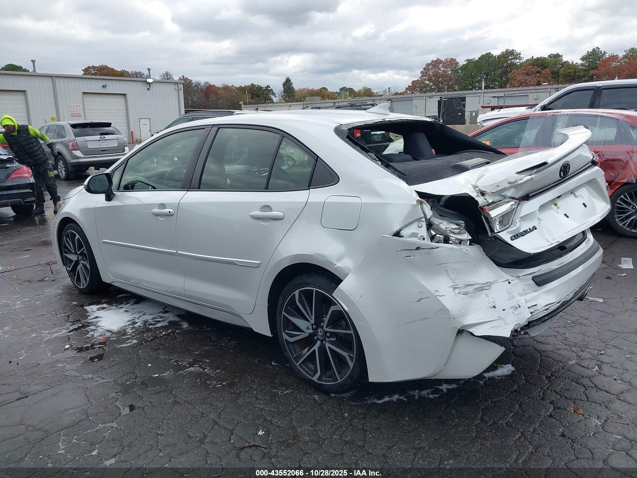 2022 Toyota Corolla Se White vin: JTDS4MCE5NJ089786