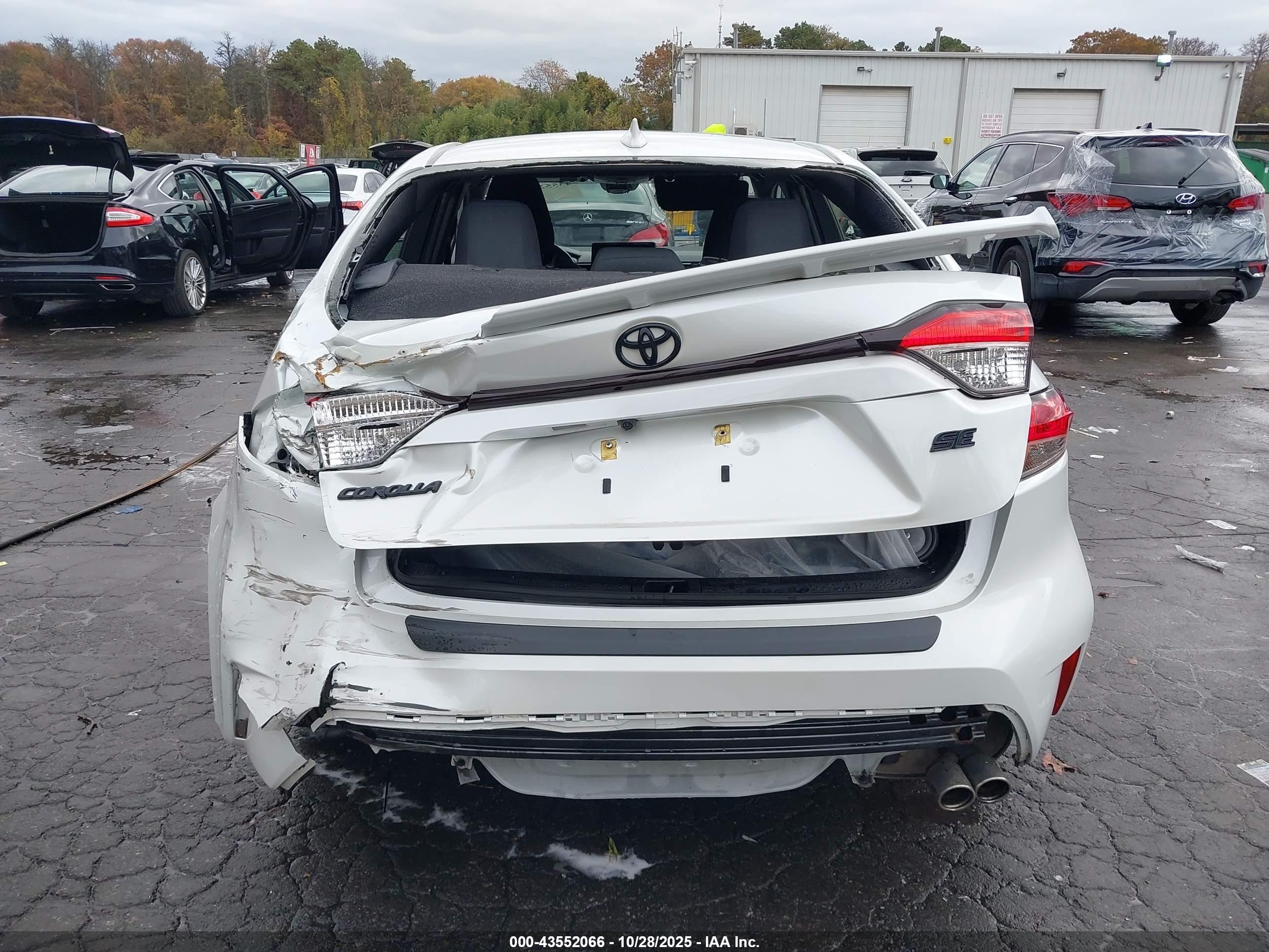 2022 Toyota Corolla Se White vin: JTDS4MCE5NJ089786