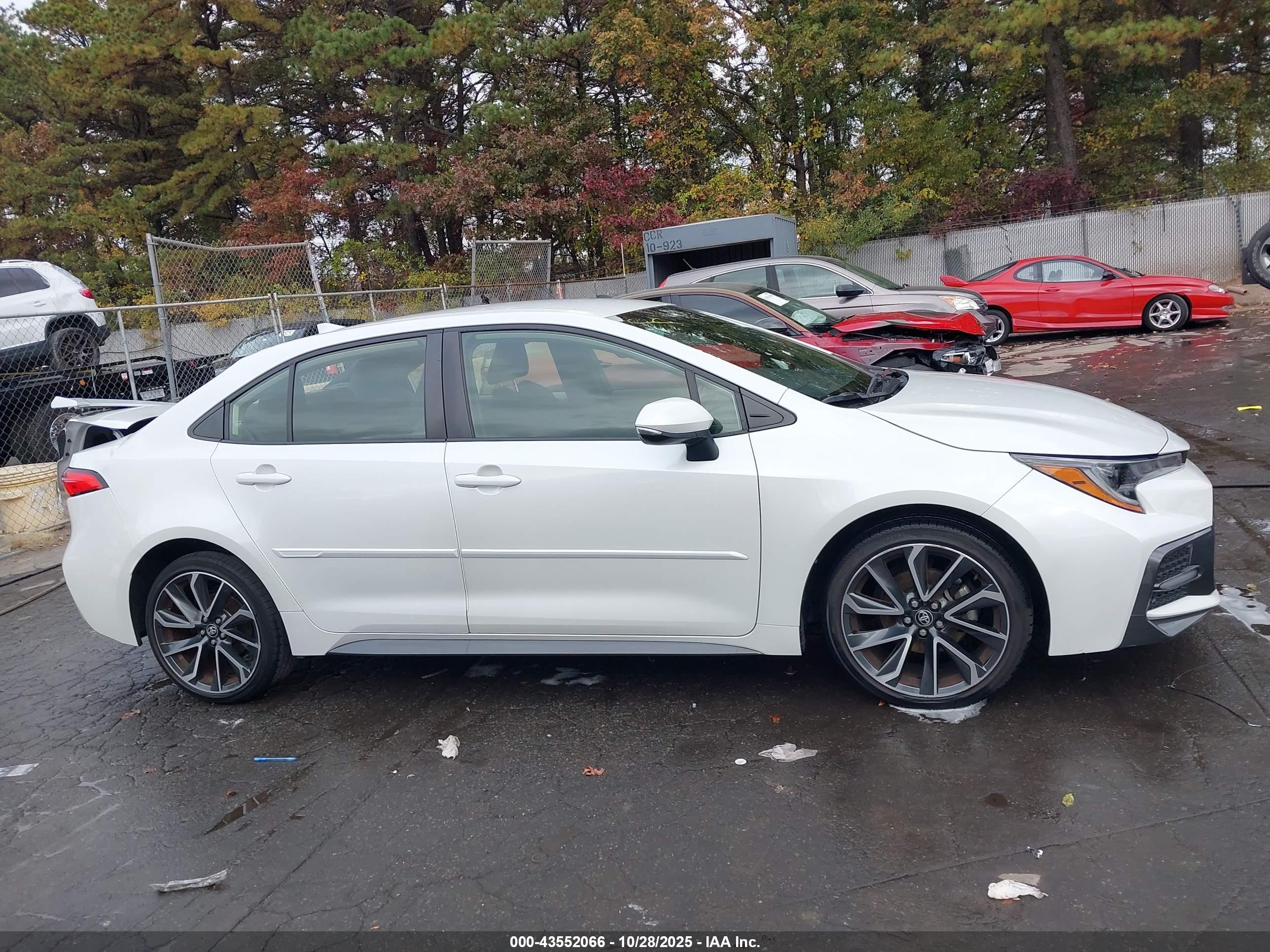 2022 Toyota Corolla Se White vin: JTDS4MCE5NJ089786
