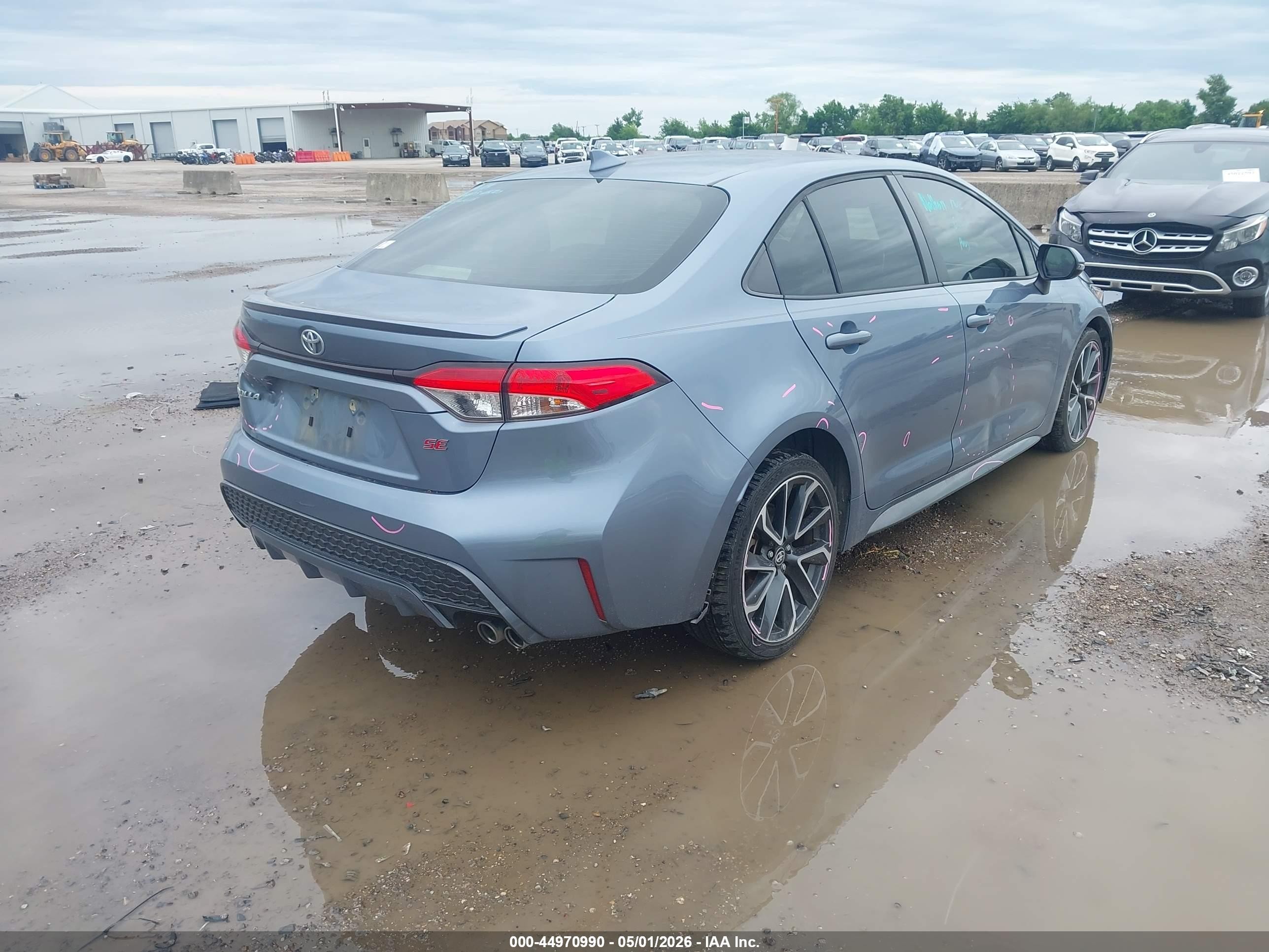 2021 Toyota Corolla Se Blue vin: JTDS4MCE7MJ063902