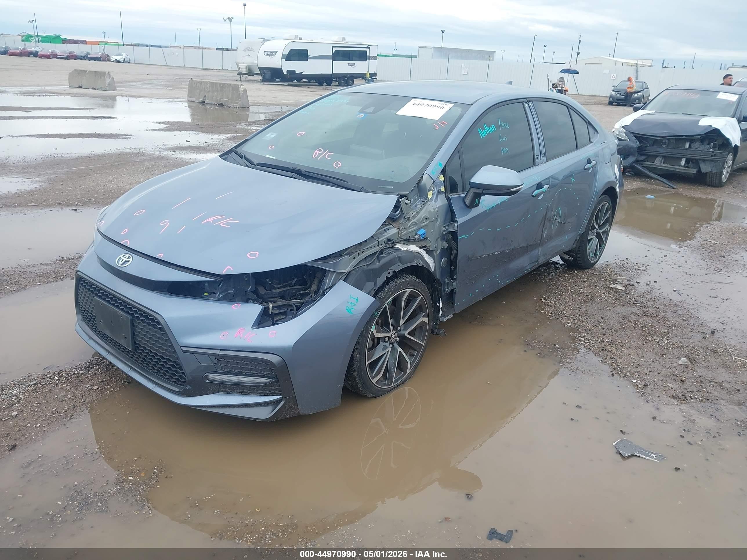2021 Toyota Corolla Se Blue vin: JTDS4MCE7MJ063902