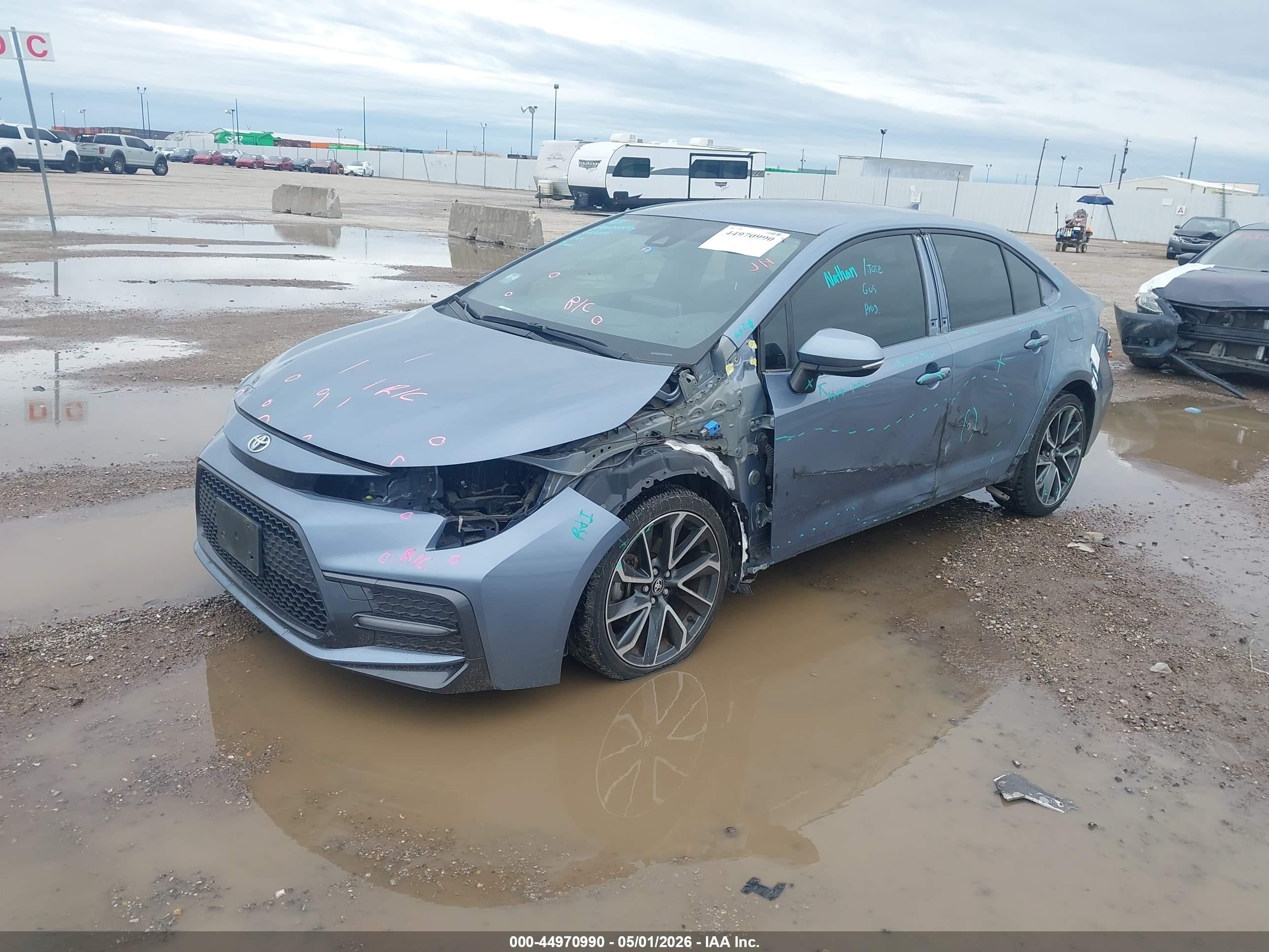 2021 Toyota Corolla Se Blue vin: JTDS4MCE7MJ063902