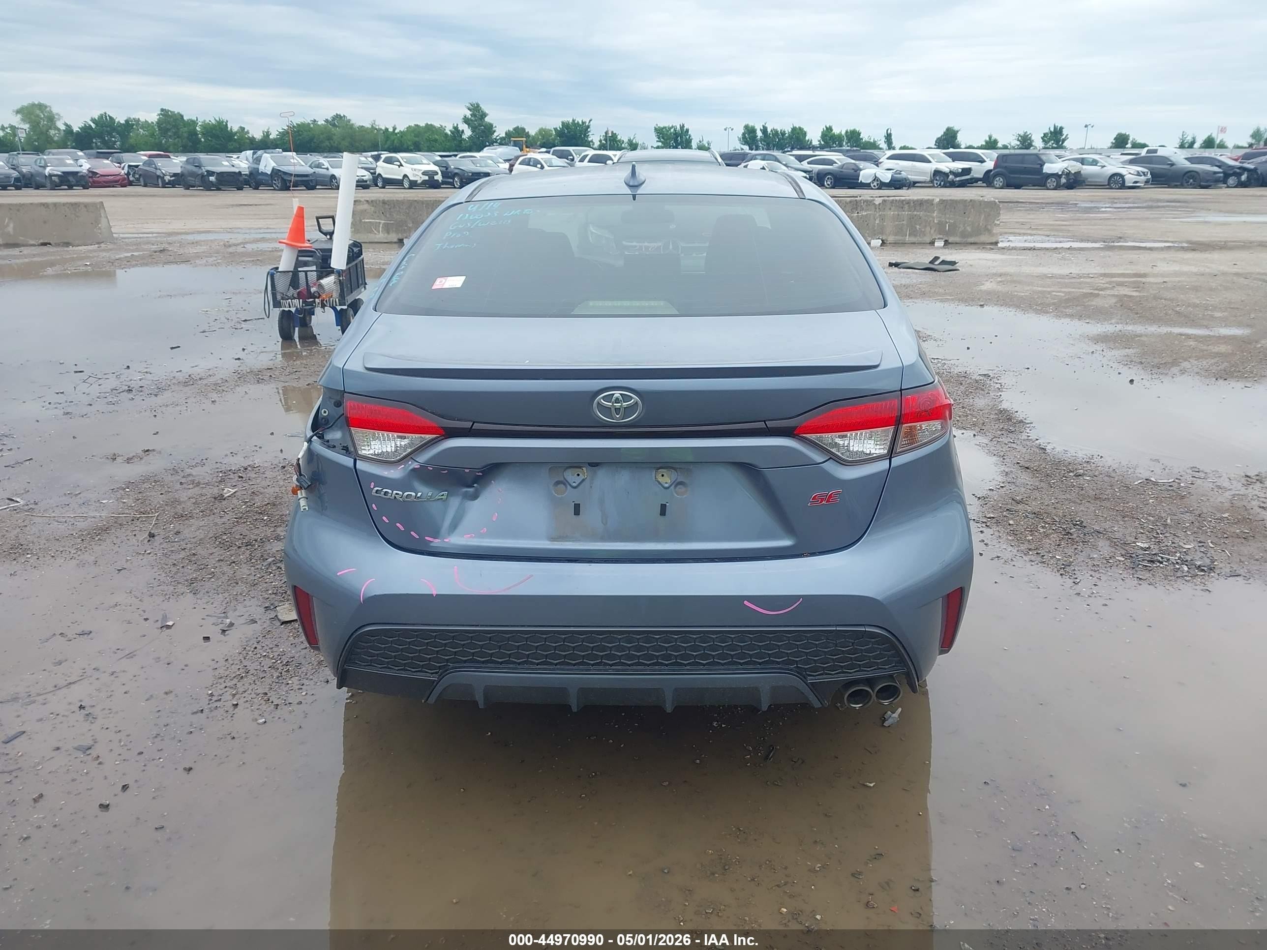2021 Toyota Corolla Se Blue vin: JTDS4MCE7MJ063902