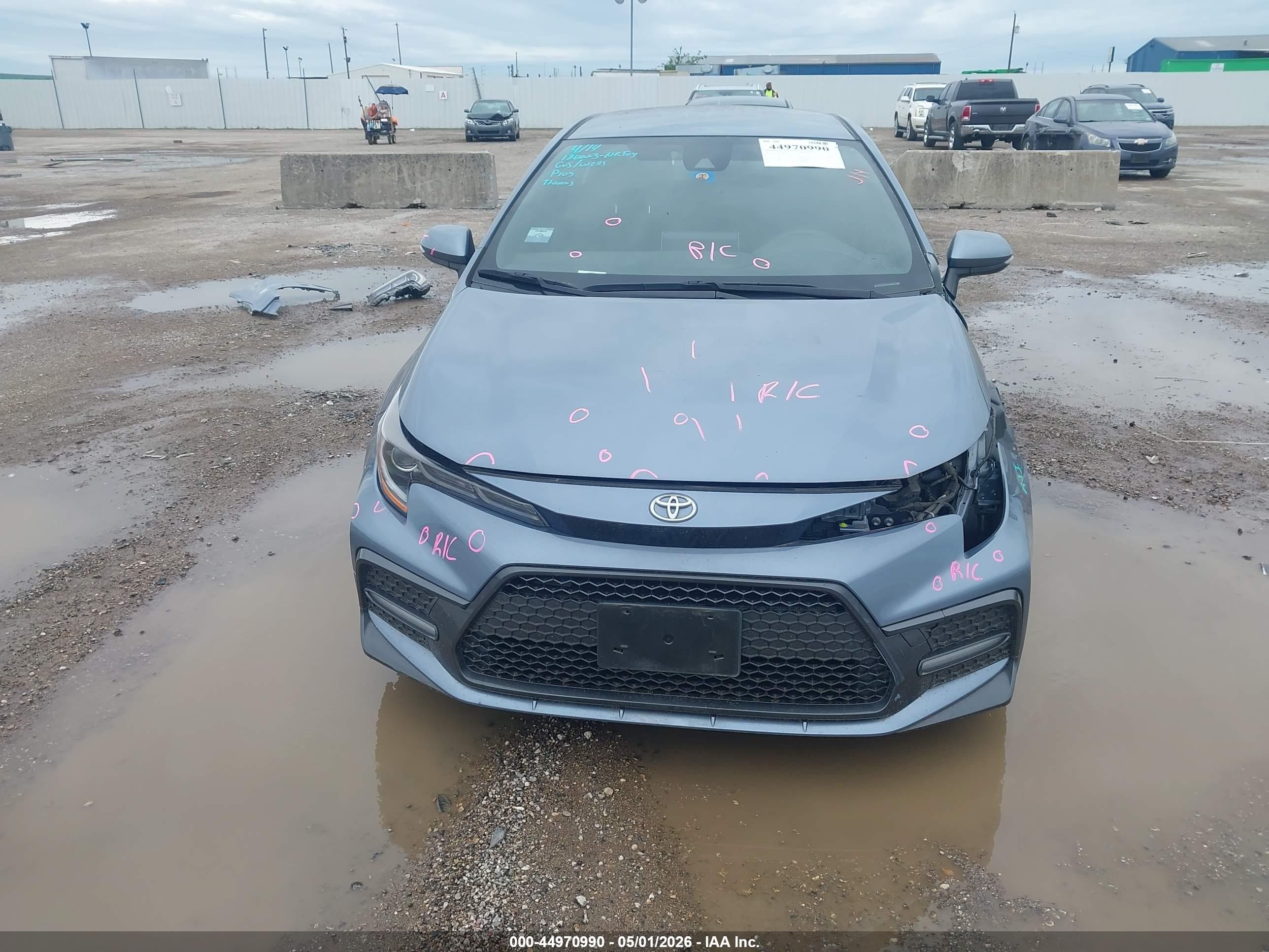 2021 Toyota Corolla Se Blue vin: JTDS4MCE7MJ063902