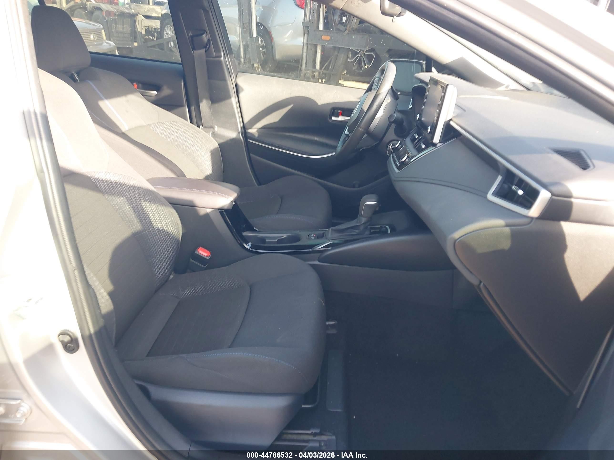 2021 Toyota Corolla Se Silver vin: JTDS4MCE7MJ070283