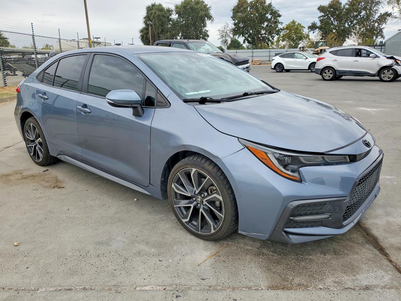 2021 Toyota Corolla Se Gray vin: JTDS4MCE9MJ075503