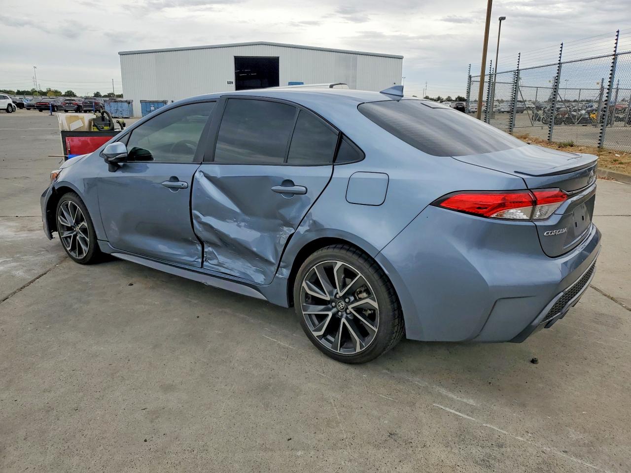 2021 Toyota Corolla Se Gray vin: JTDS4MCE9MJ075503