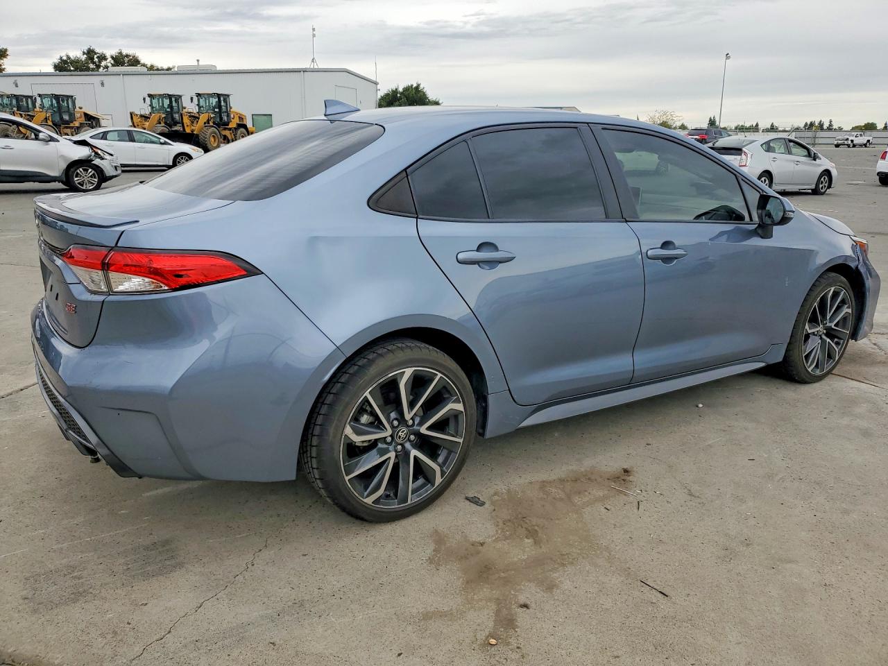 2021 Toyota Corolla Se Gray vin: JTDS4MCE9MJ075503