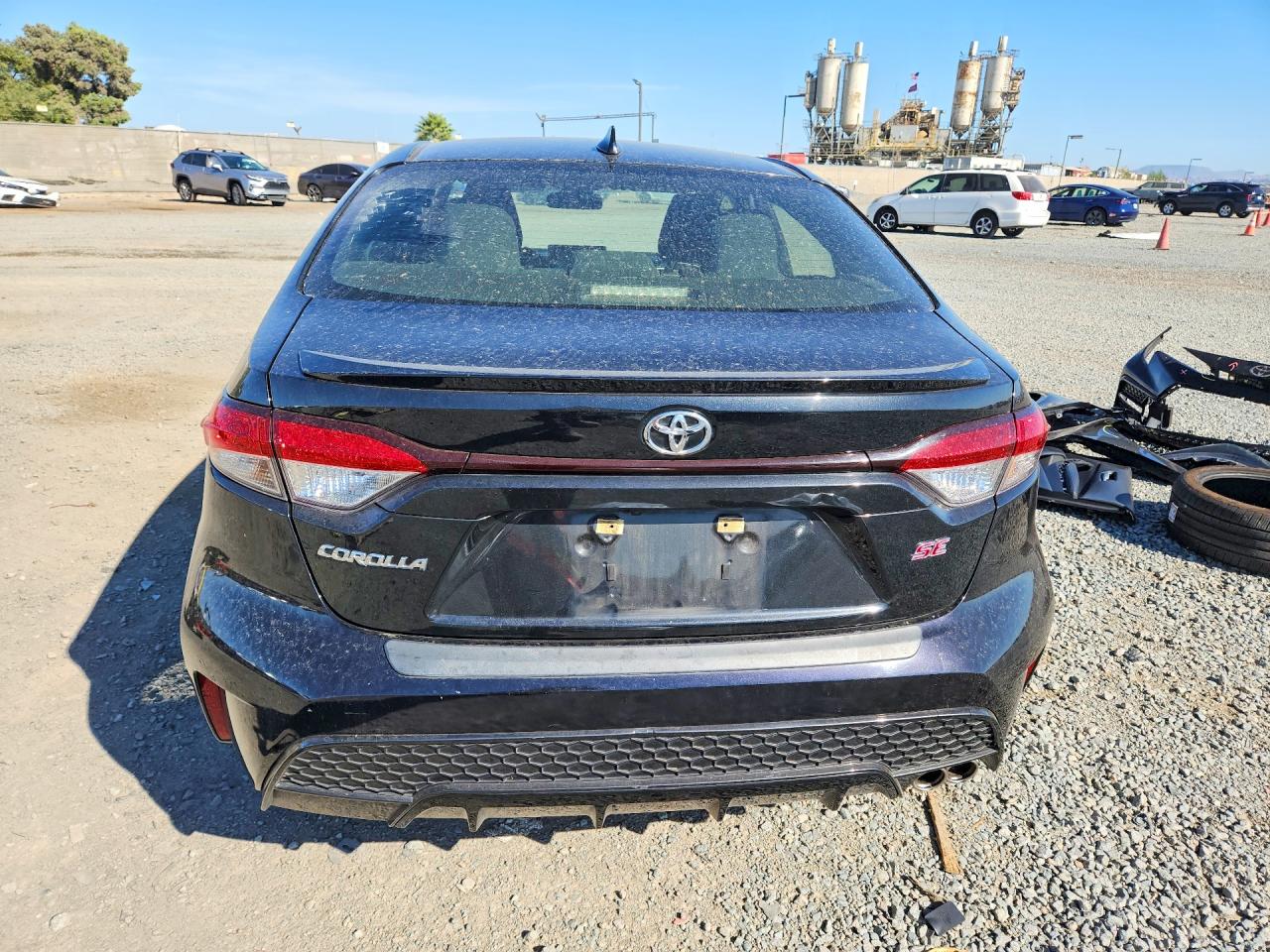 2020 Toyota Corolla Se Black vin: JTDS4RCE1LJ022094