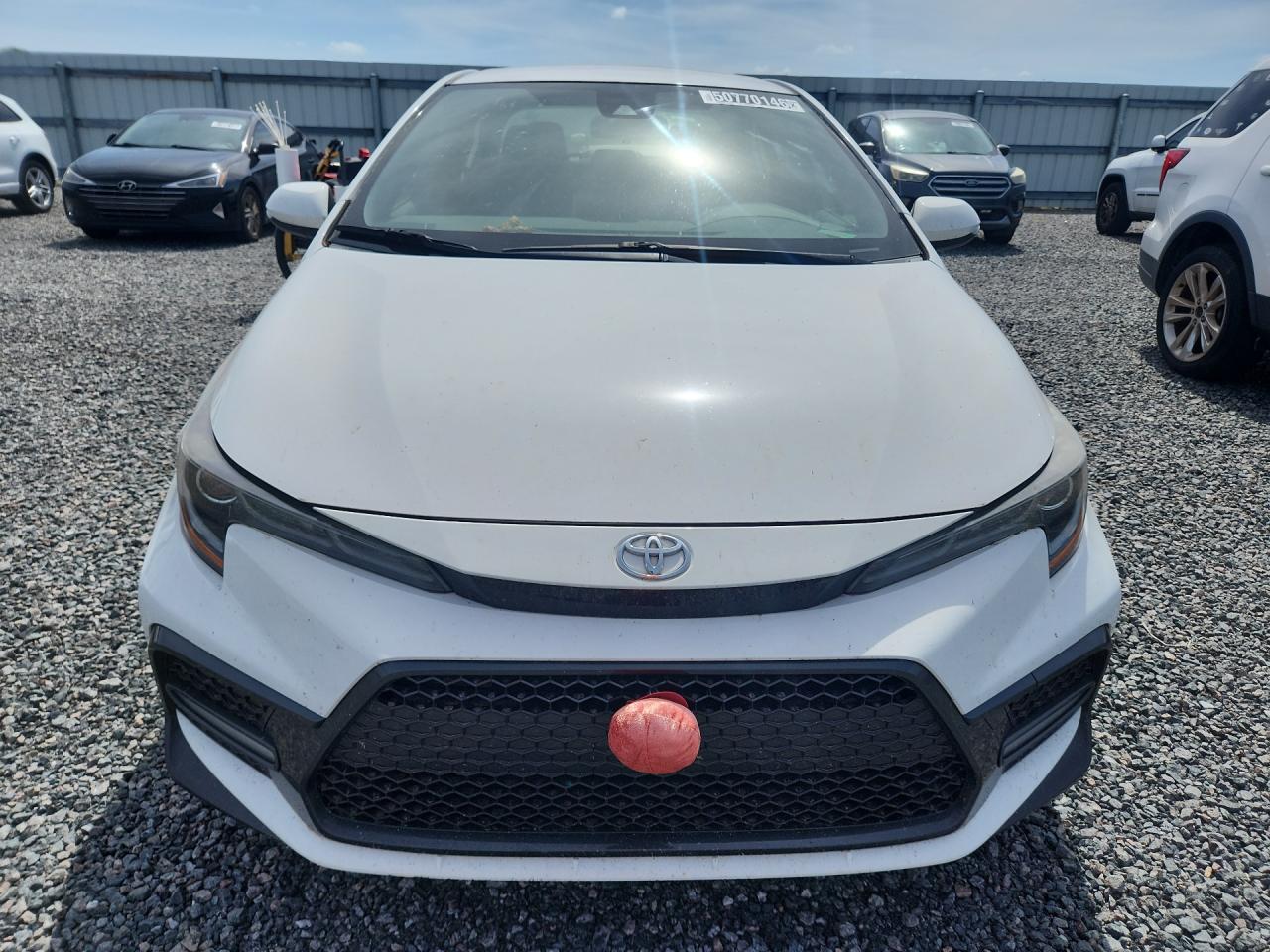 2020 Toyota Corolla Se White vin: JTDS4RCE2LJ050650