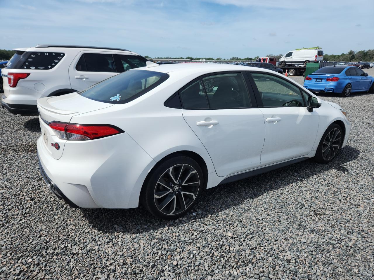 2020 Toyota Corolla Se White vin: JTDS4RCE2LJ050650