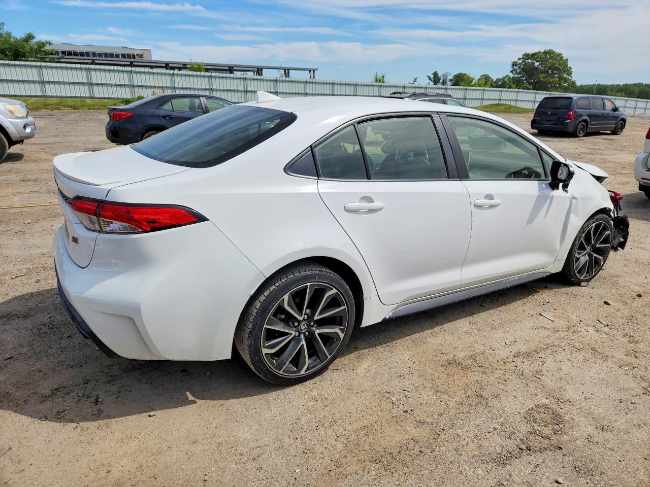 2020 Toyota Corolla Se White vin: JTDS4RCE3LJ013686