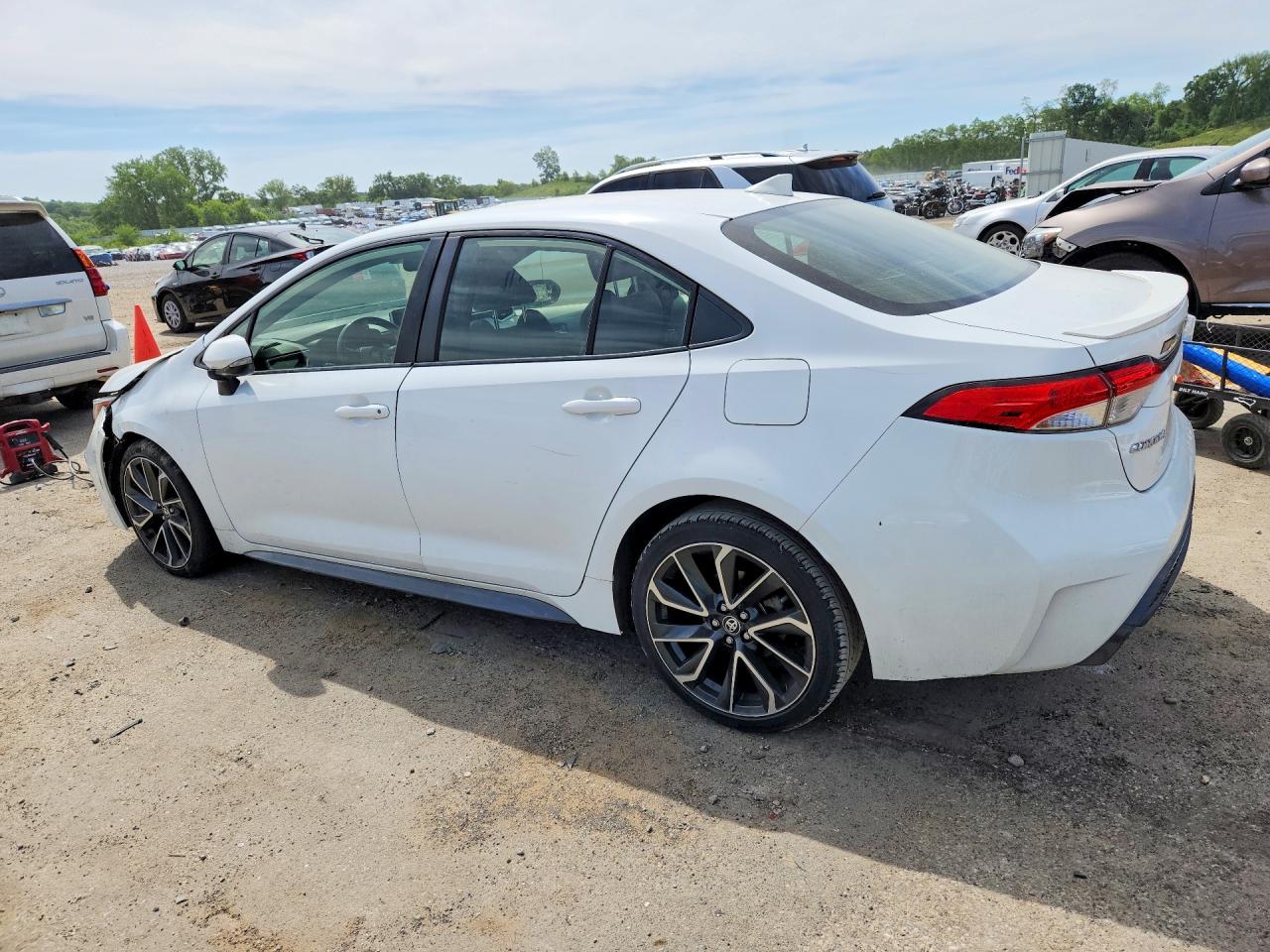 2020 Toyota Corolla Se White vin: JTDS4RCE3LJ013686