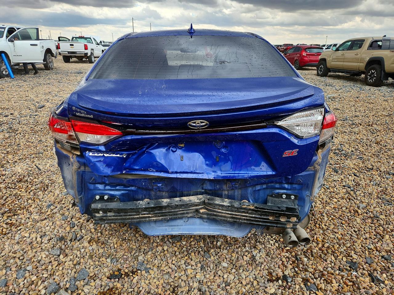 2020 Toyota Corolla Se Blue vin: JTDS4RCE3LJ051029