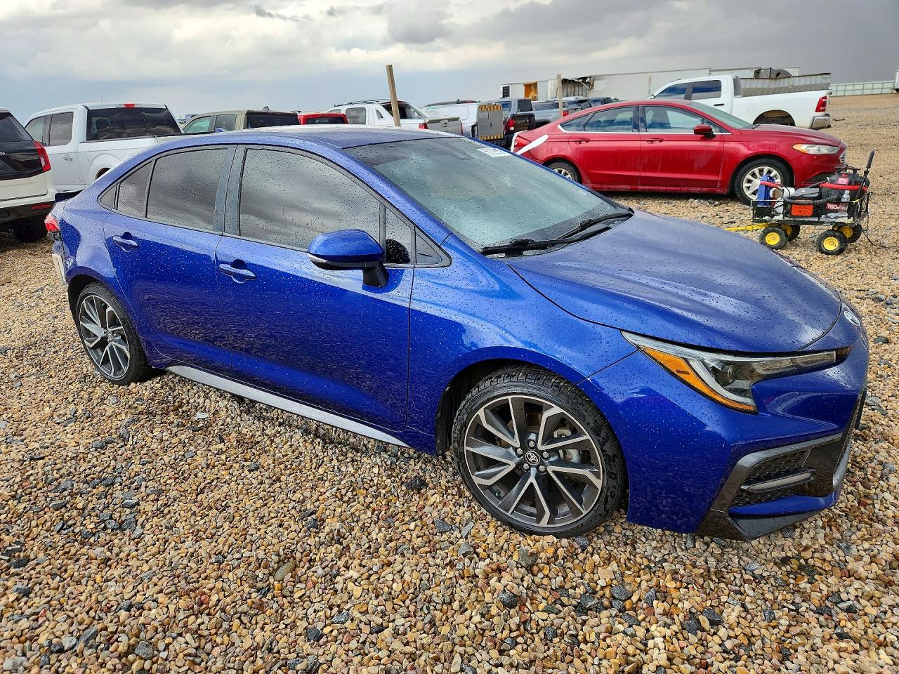 2020 Toyota Corolla Se Blue vin: JTDS4RCE3LJ051029