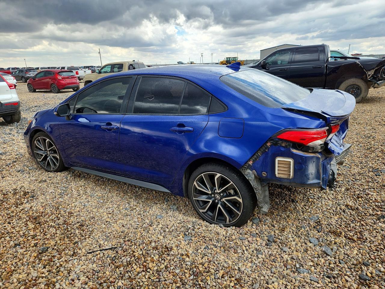 2020 Toyota Corolla Se Blue vin: JTDS4RCE3LJ051029