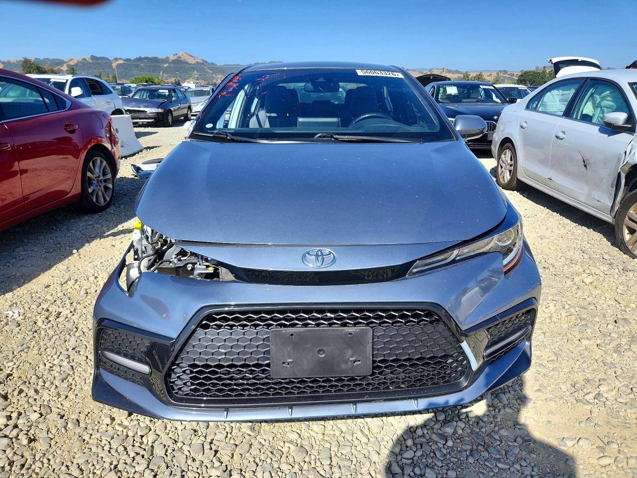 2020 Toyota Corolla Se Silver vin: JTDS4RCE4LJ023742