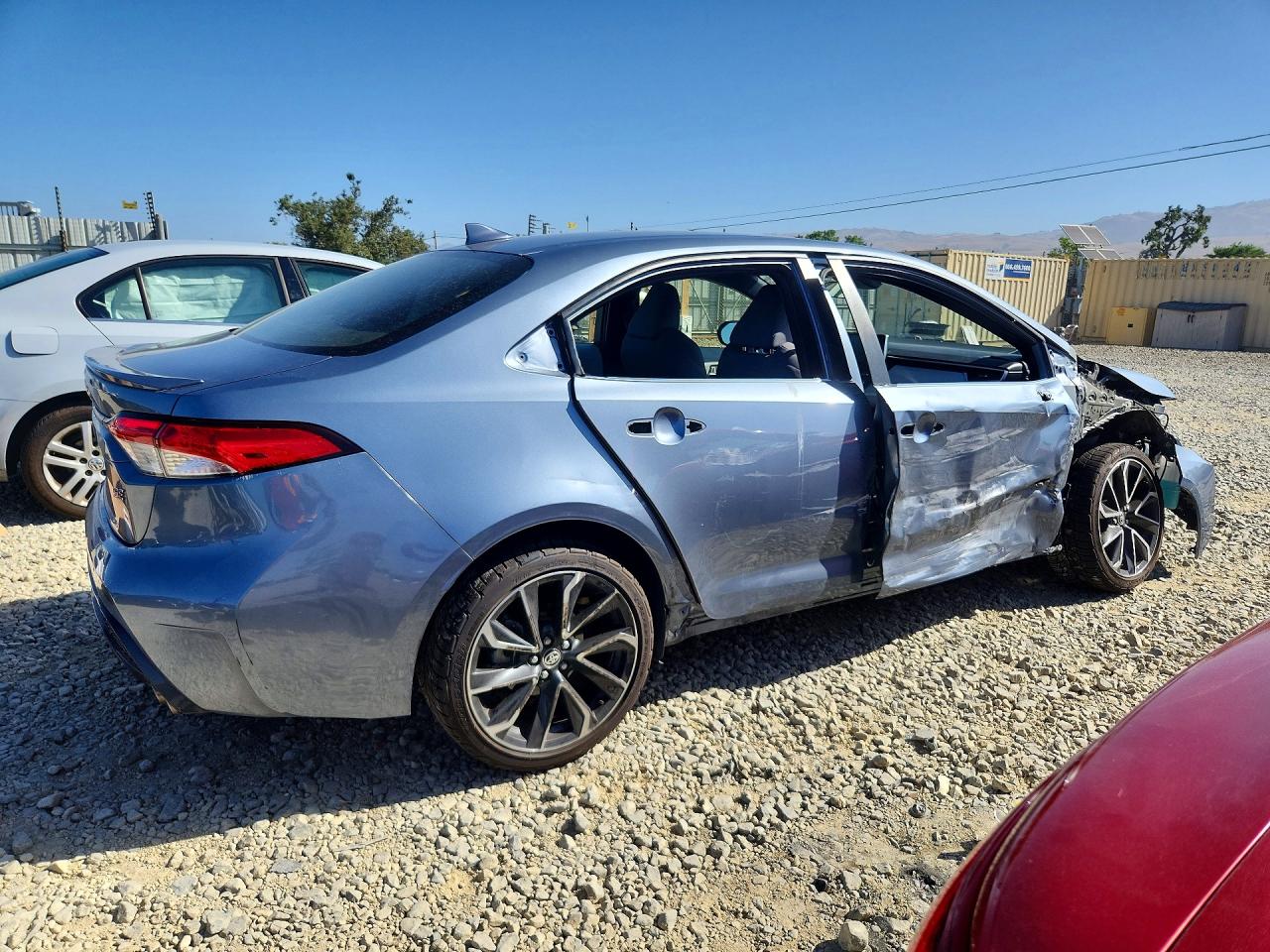 2020 Toyota Corolla Se Silver vin: JTDS4RCE4LJ023742
