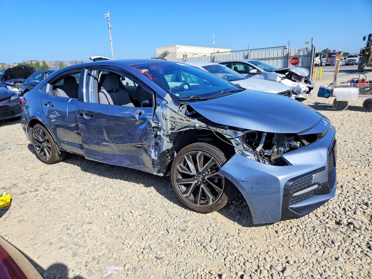 2020 Toyota Corolla Se Silver vin: JTDS4RCE4LJ023742