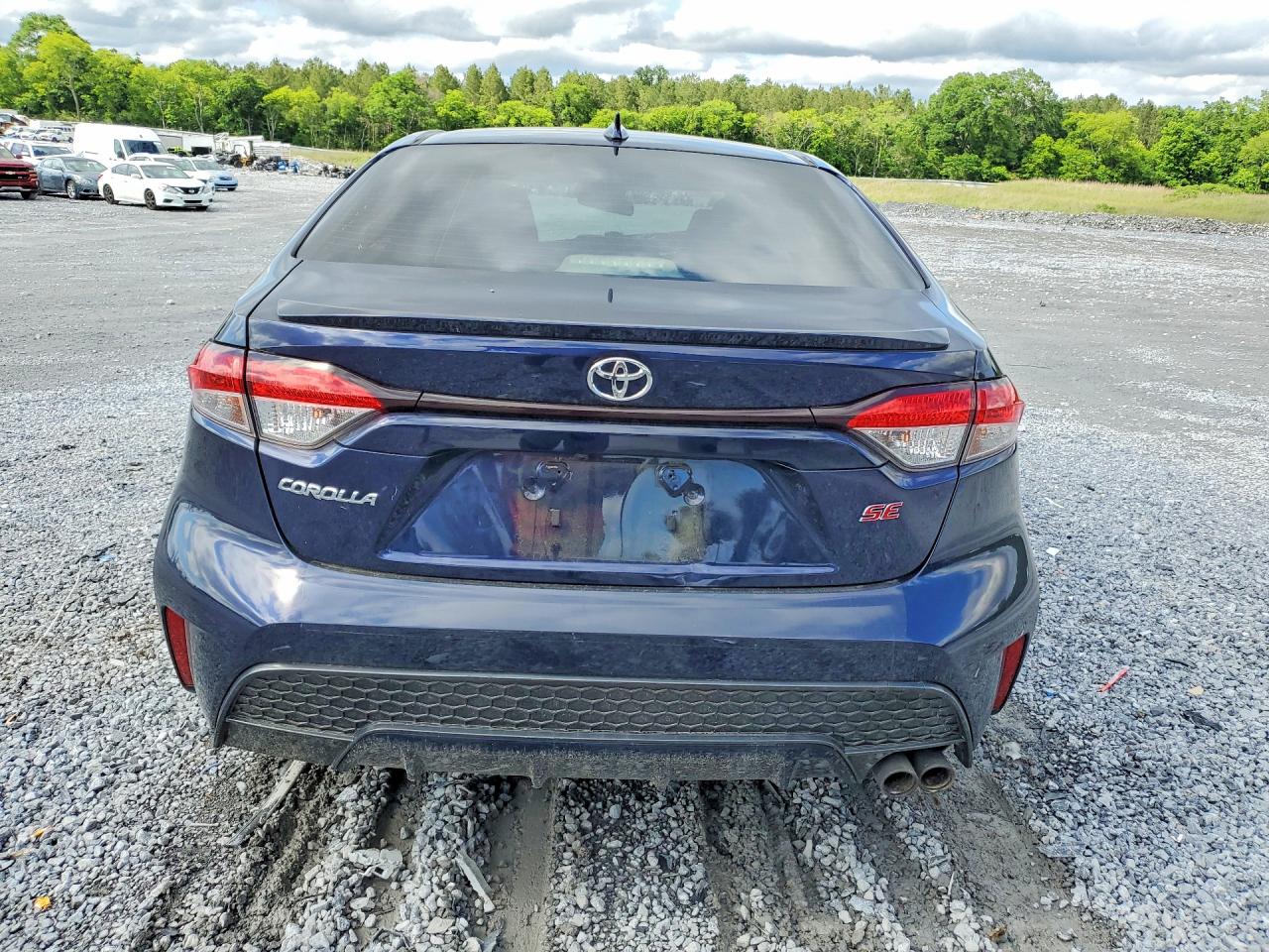 2020 Toyota Corolla Se Blue vin: JTDS4RCE4LJ027211