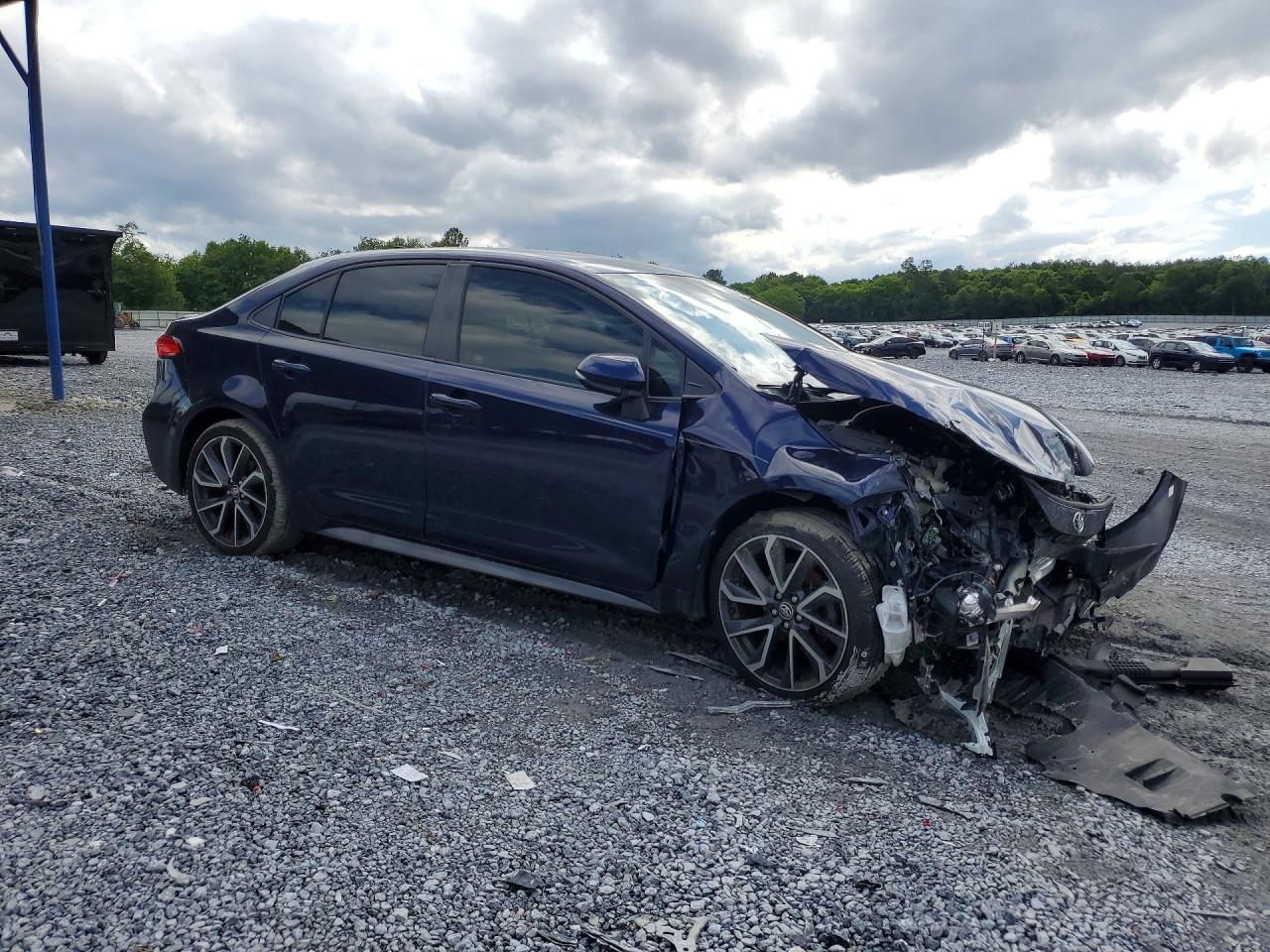 2020 Toyota Corolla Se Blue vin: JTDS4RCE4LJ027211