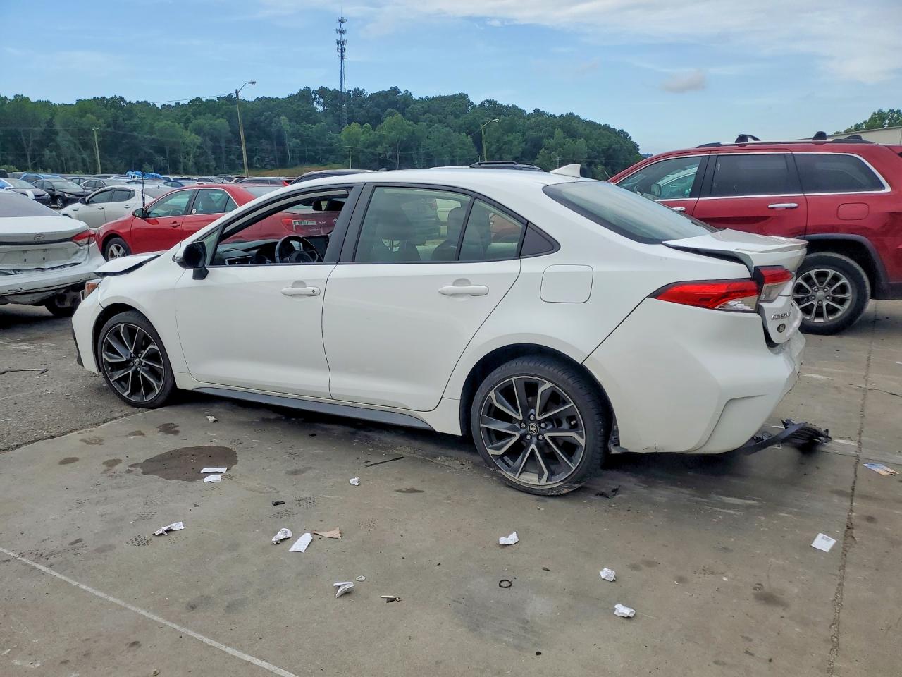2020 Toyota Corolla White vin: JTDS4RCE5LJ026228