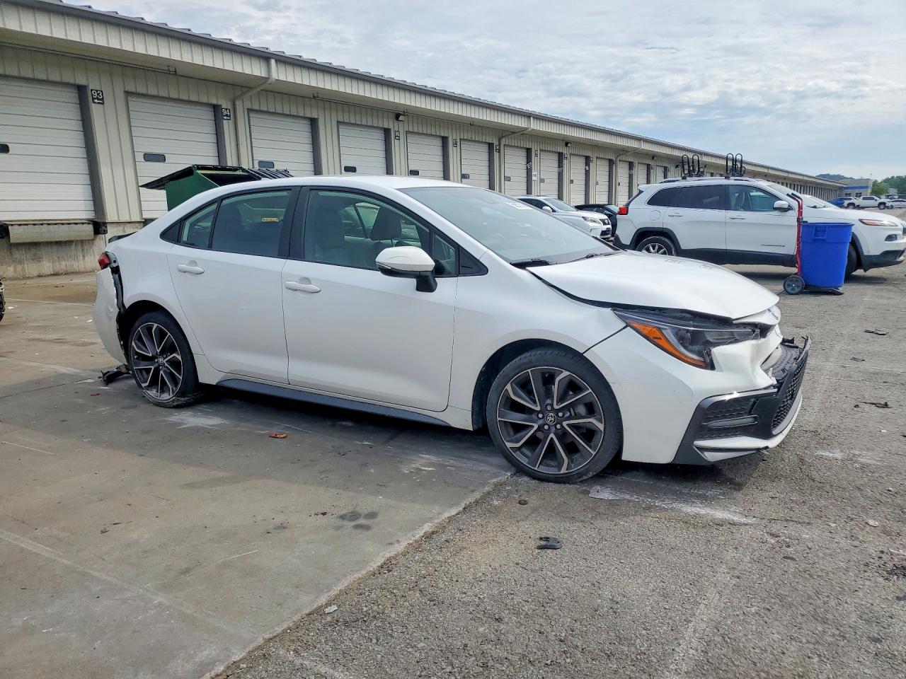 2020 Toyota Corolla White vin: JTDS4RCE5LJ026228