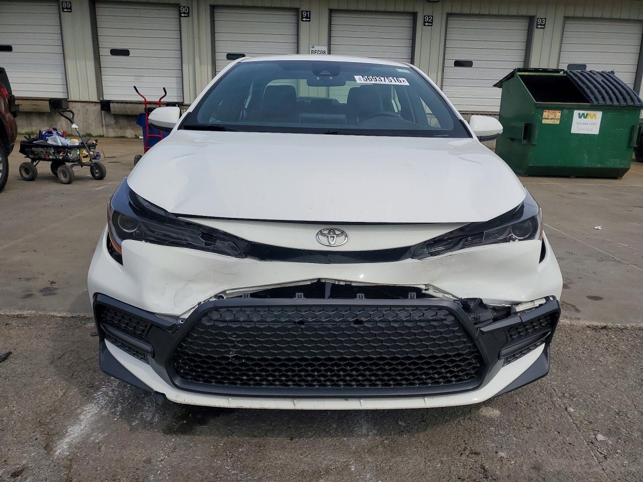 2020 Toyota Corolla White vin: JTDS4RCE5LJ026228