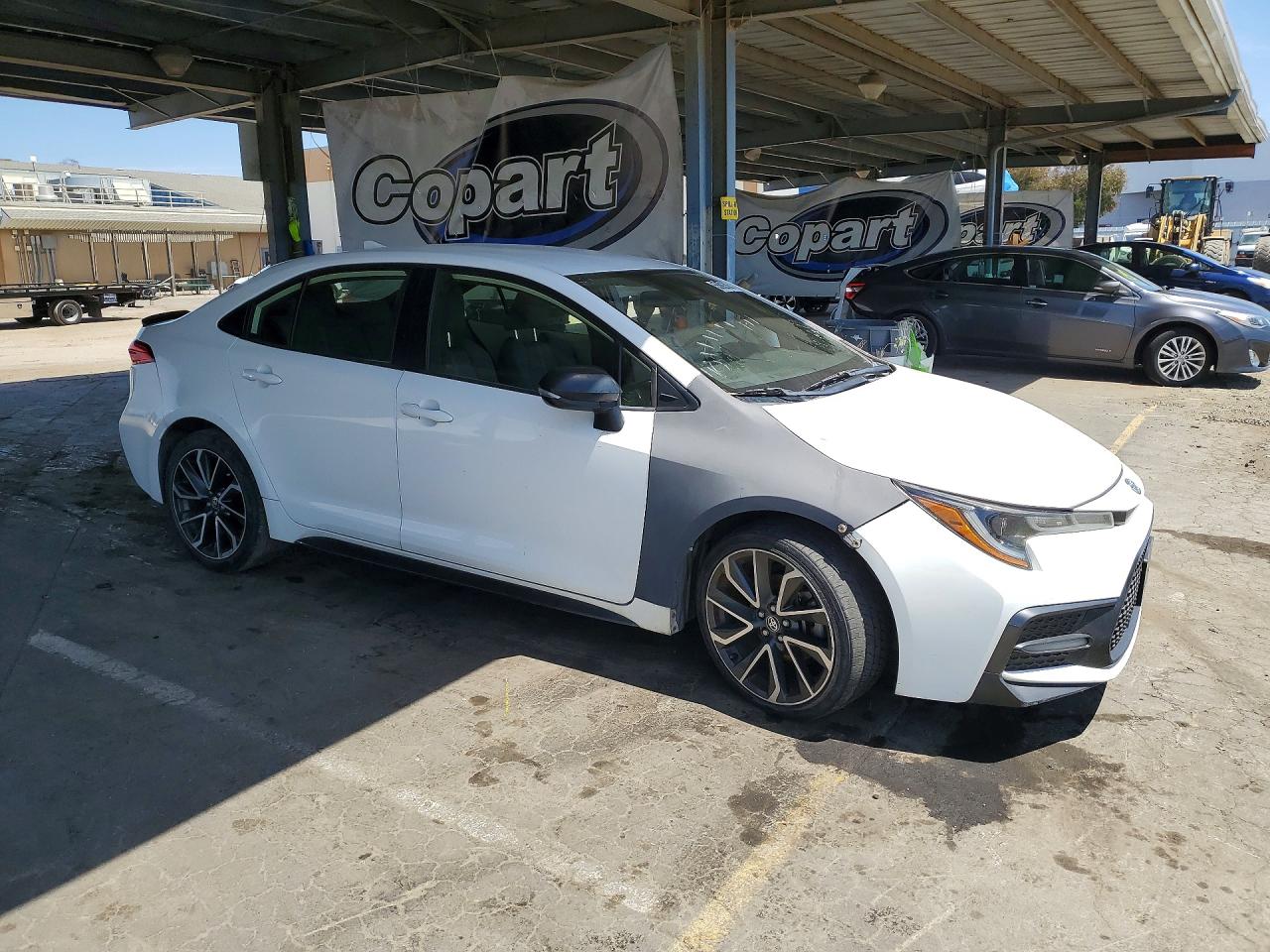 2020 Toyota Corolla Se White vin: JTDS4RCE5LJ036712