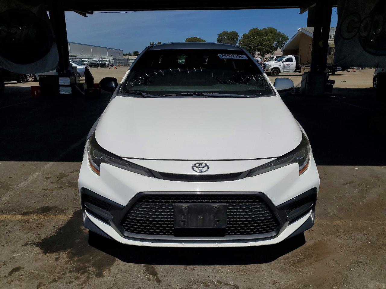 2020 Toyota Corolla Se White vin: JTDS4RCE5LJ036712