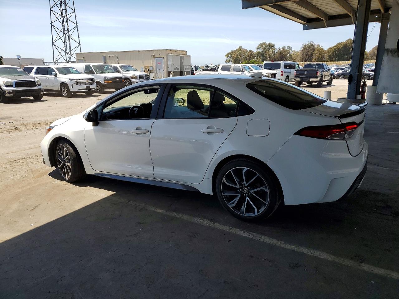 2020 Toyota Corolla Se White vin: JTDS4RCE5LJ036712