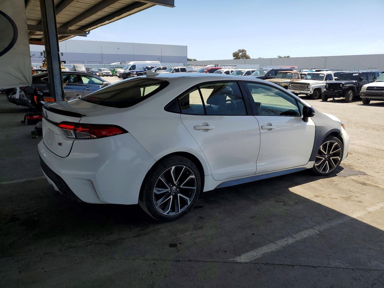 2020 Toyota Corolla Se White vin: JTDS4RCE5LJ036712