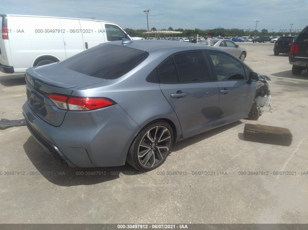 2020 Toyota Corolla Se/nightshade Blue vin: JTDS4RCE8LJ011335