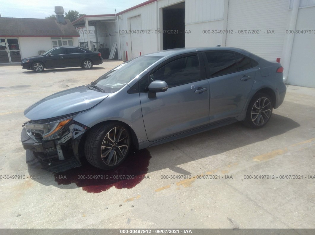 2020 Toyota Corolla Se/nightshade Blue vin: JTDS4RCE8LJ011335