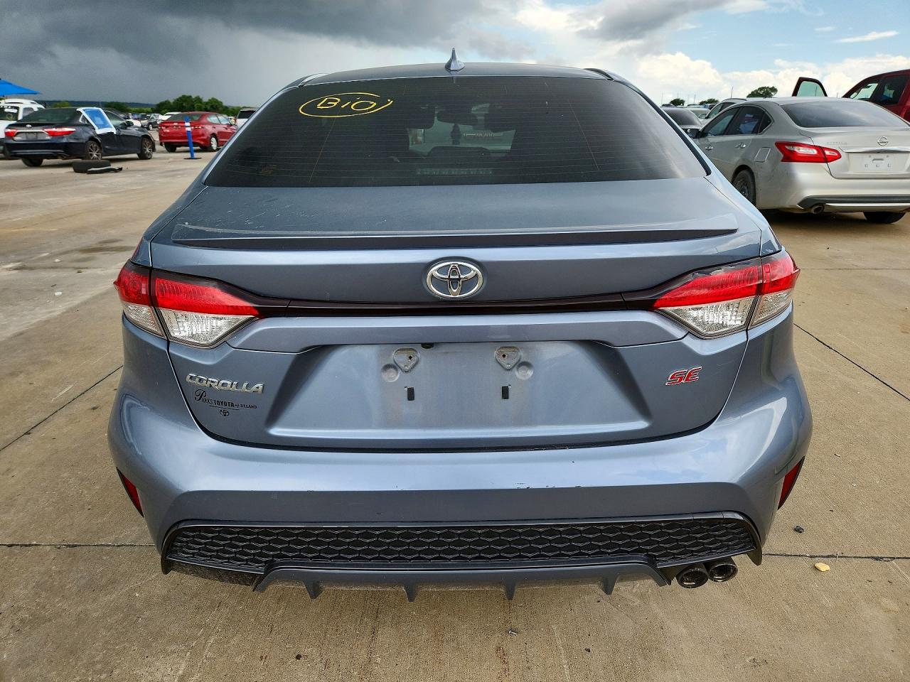 2020 Toyota Corolla Se Синий vin: JTDS4RCE8LJ011335
