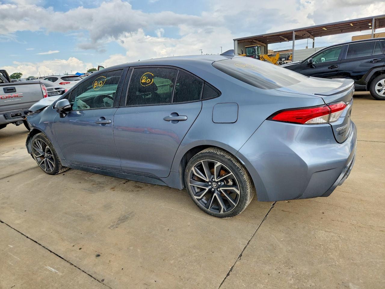 2020 Toyota Corolla Se Синий vin: JTDS4RCE8LJ011335