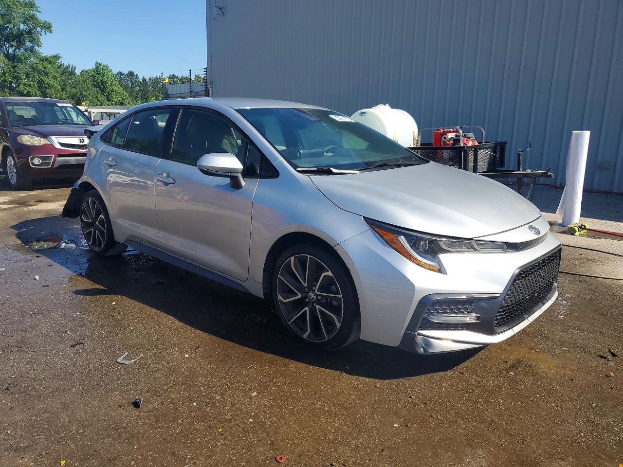 2020 Toyota Corolla Se Серебряный vin: JTDS4RCE9LJ028743