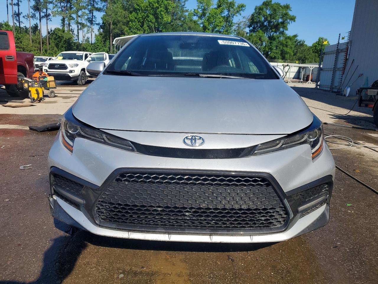 2020 Toyota Corolla Se Серебряный vin: JTDS4RCE9LJ028743