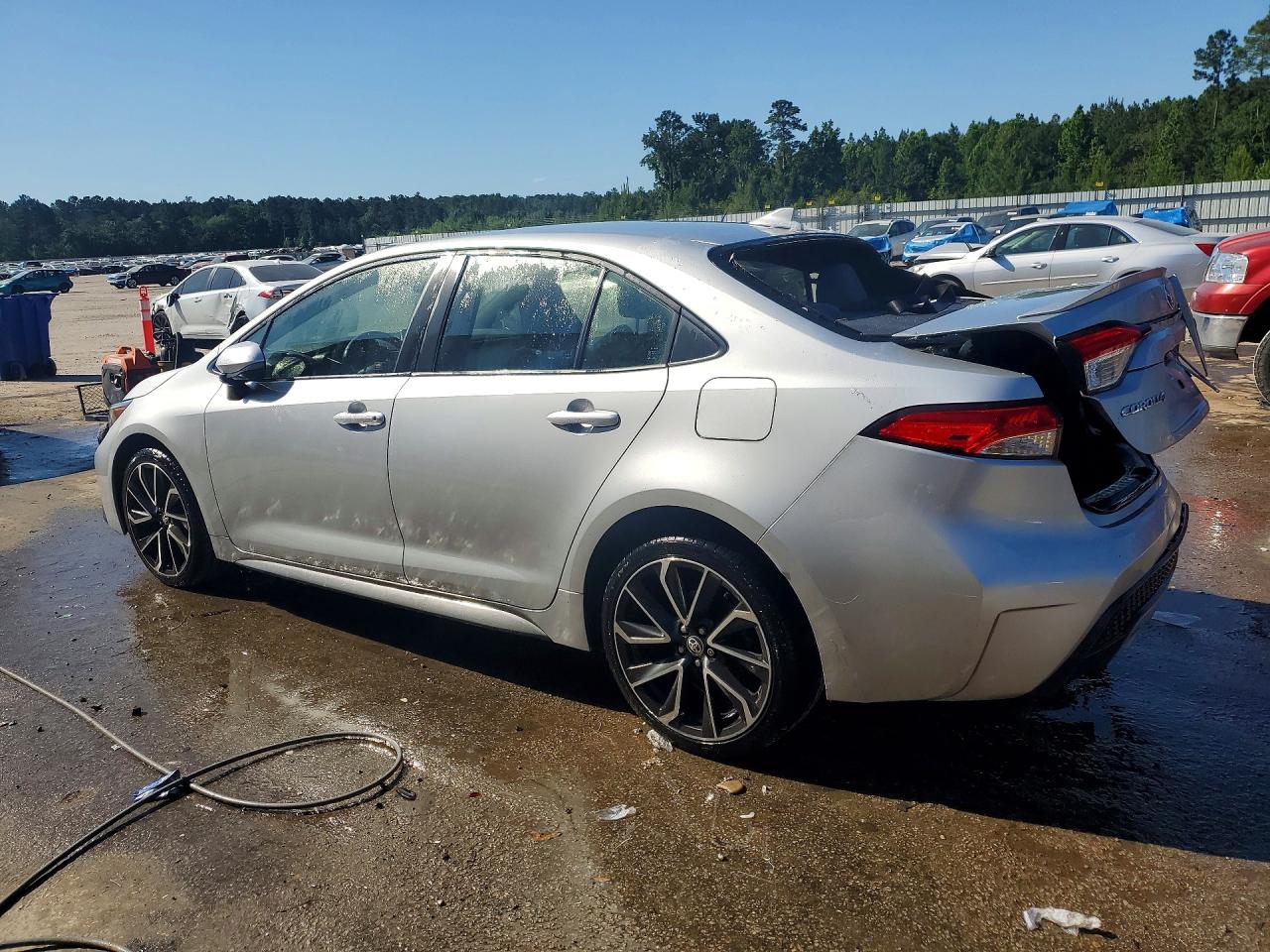 2020 Toyota Corolla Se Серебряный vin: JTDS4RCE9LJ028743