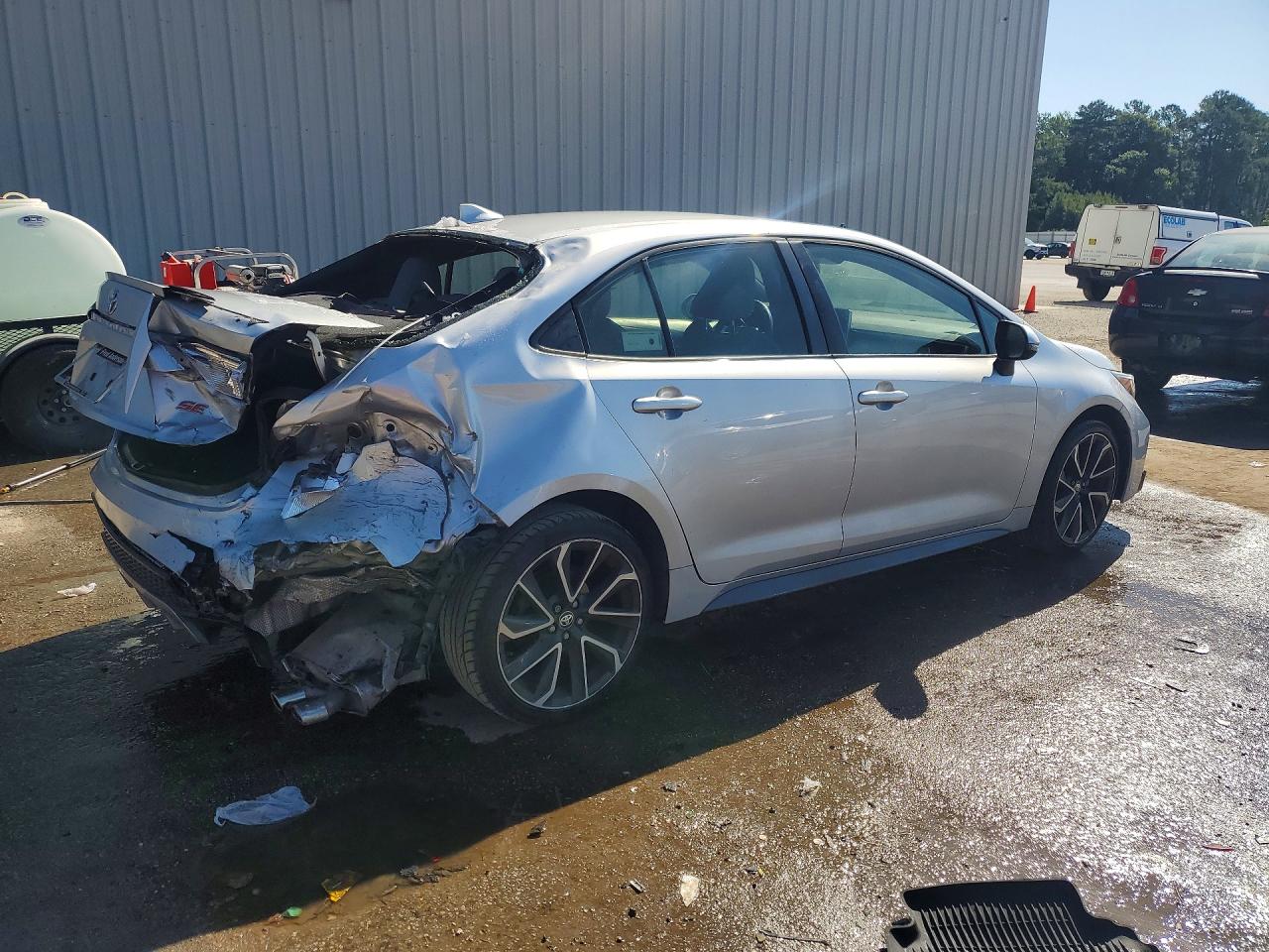 2020 Toyota Corolla Se Серебряный vin: JTDS4RCE9LJ028743