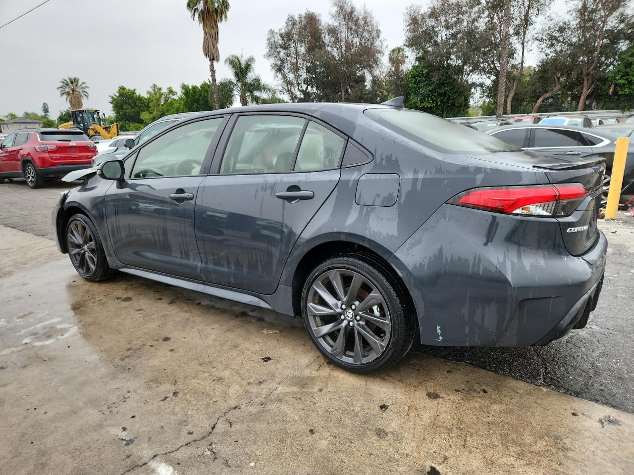 2023 Toyota Corolla Xse Gray vin: JTDT4MCEXP3518383 Damage: Rear Bumper/Cover, Previous Repair, Substandard Repair