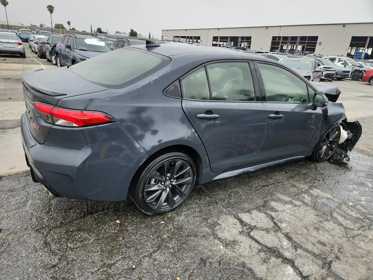 2023 Toyota Corolla Xse Gray vin: JTDT4MCEXP3518383 Damage: Right Qtr Panel, Dent(S) W/ Paint Dmg, 1/8 To 1/2 Inch