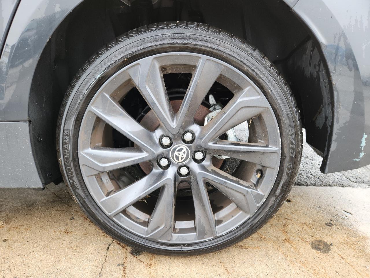 2023 Toyota Corolla Xse Gray vin: JTDT4MCEXP3518383 Damage: Left Rear Wheel, Curb Rash, > 12 Inches