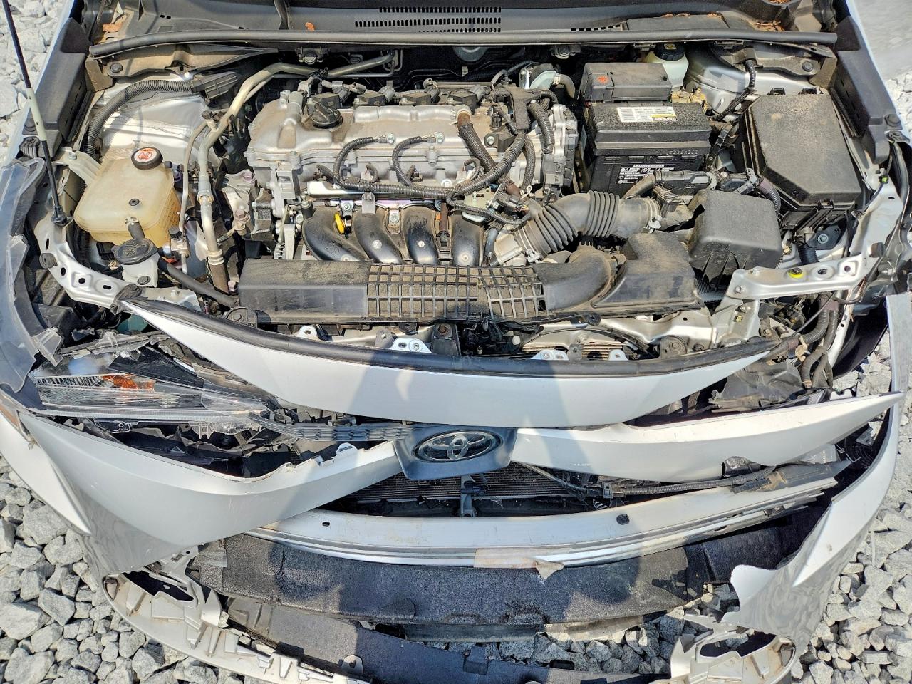 2022 Toyota Corolla Le Silver vin: JTDVPMAE1N3006348